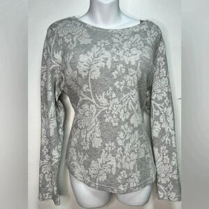 CROFT AND BARROW TOP LIGHT SWEATER SHIRT - 3/4 SLEEVE - WOMENS S - RN 157461